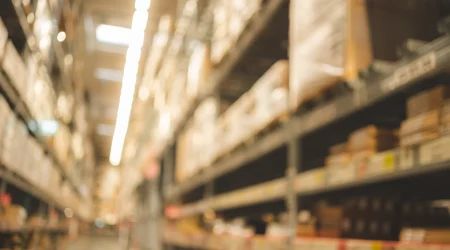 background of warehouse inventory