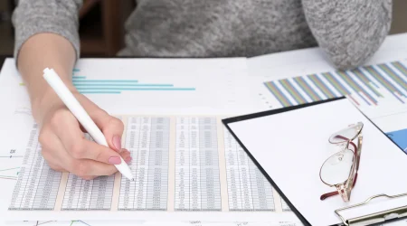 Sales tax accounting report